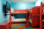 1st Floor Bunk Room with 3 Twin/Twin Bunk Beds, Sleeps 6